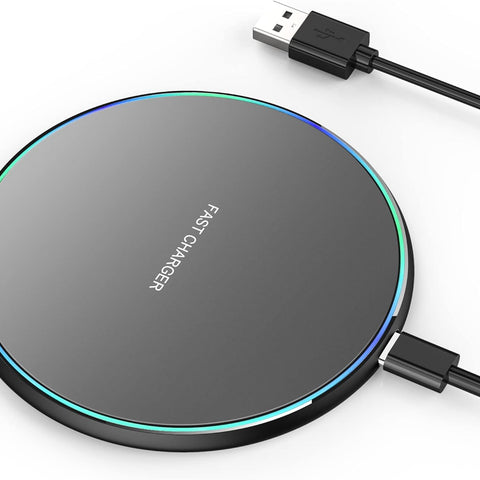 Fast Wireless Charging Pad – Compatible with iPhone & Samsung
