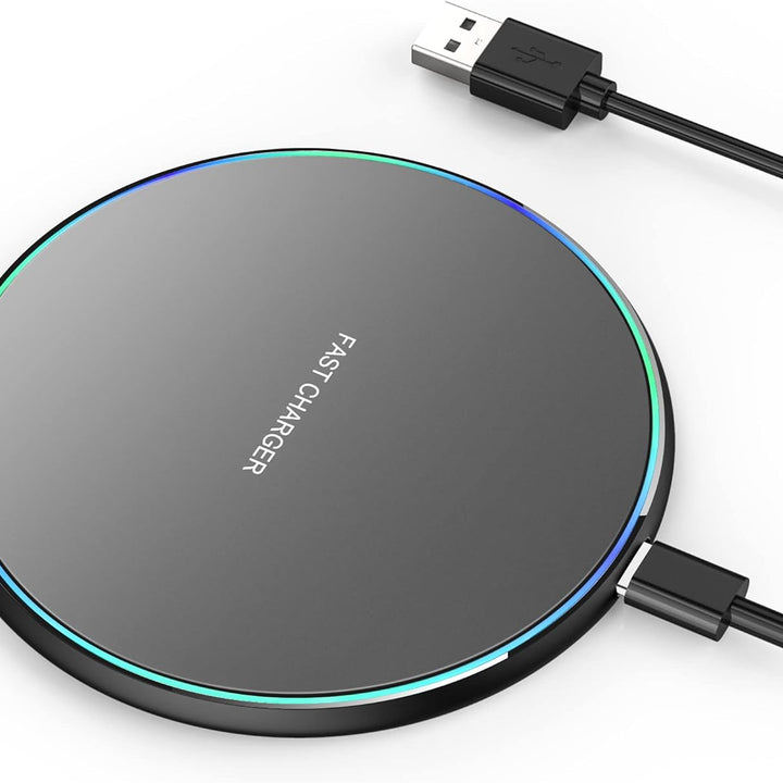 Fast Wireless Charging Pad – Compatible with iPhone & Samsung