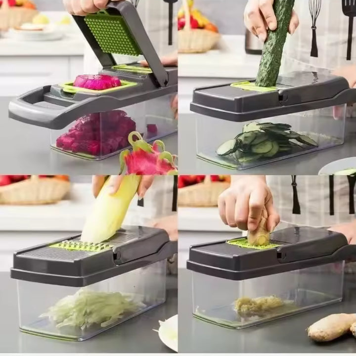 Multifunctional Vegetable Chopper 16-in-1