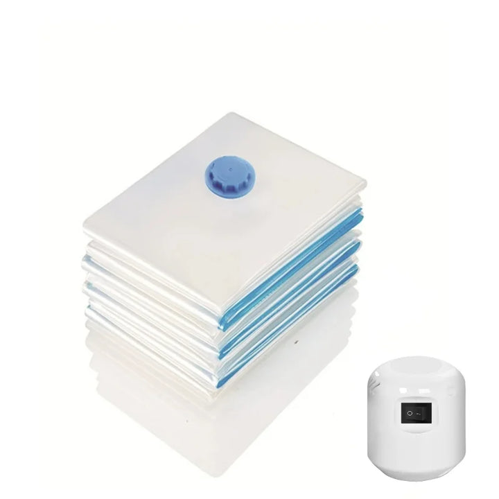 Mini Electric Vacuum Sealer – Compact Pump for Clothes & Food Storage