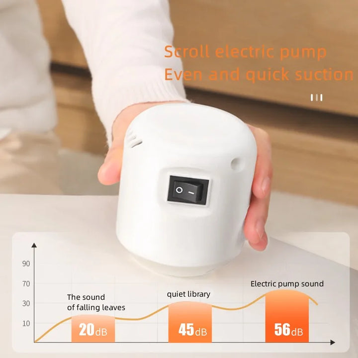 Mini Electric Vacuum Sealer – Compact Pump for Clothes & Food Storage