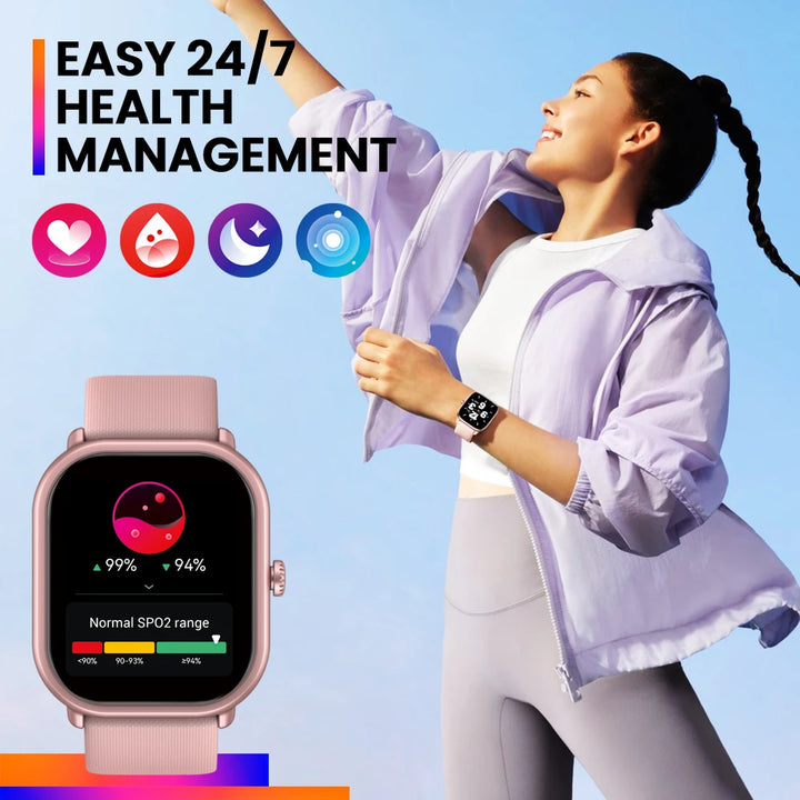 Zeblaze GTS 3 Pro – Smartwatch with AMOLED display and health monitor