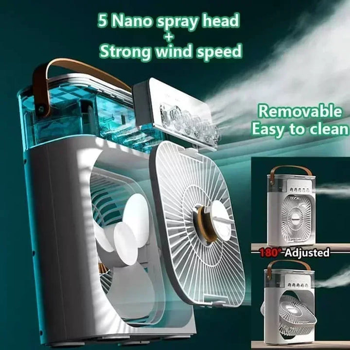 New 3-in-1 Portable Home Fan and Humidifier
