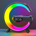 Multifunction Wireless Fast Charger Stand Pad RGB Light | Alarm Clock Speaker For iPhone Samsung Xiaomi