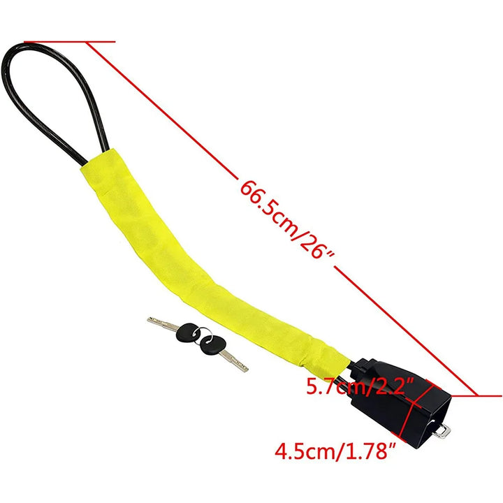 Anti-Theft Car Lock – Steel Steering Wheel & Seat Belt Security for Cars & SUVs