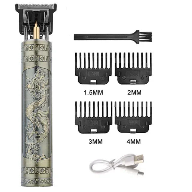 Shaver and Hair Clipper | Professional | Rechargeable | Cordless Retro - The Dragon Machine