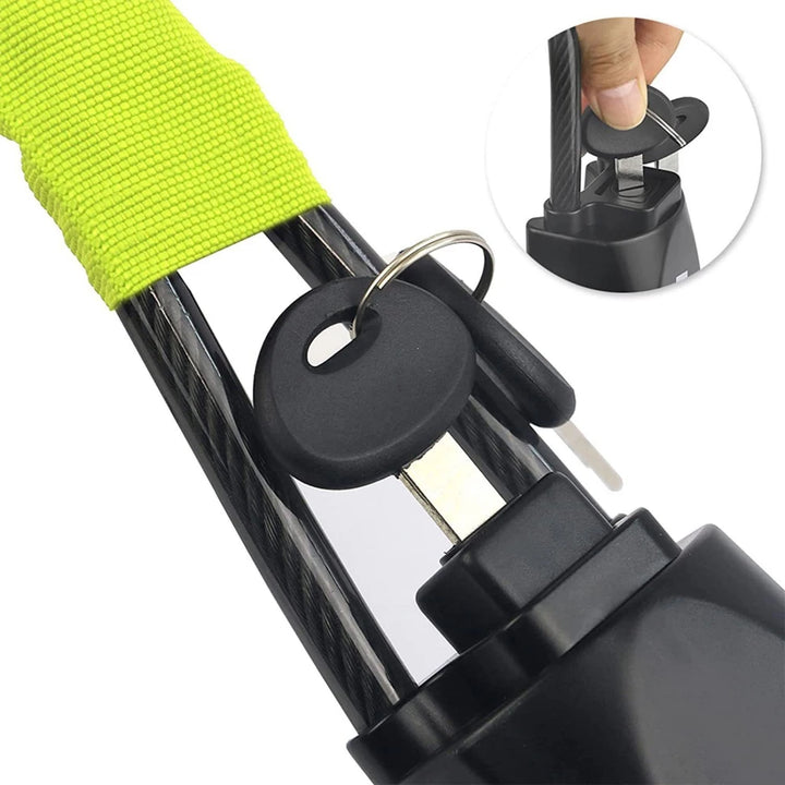 Anti-Theft Car Lock – Steel Steering Wheel & Seat Belt Security for Cars & SUVs