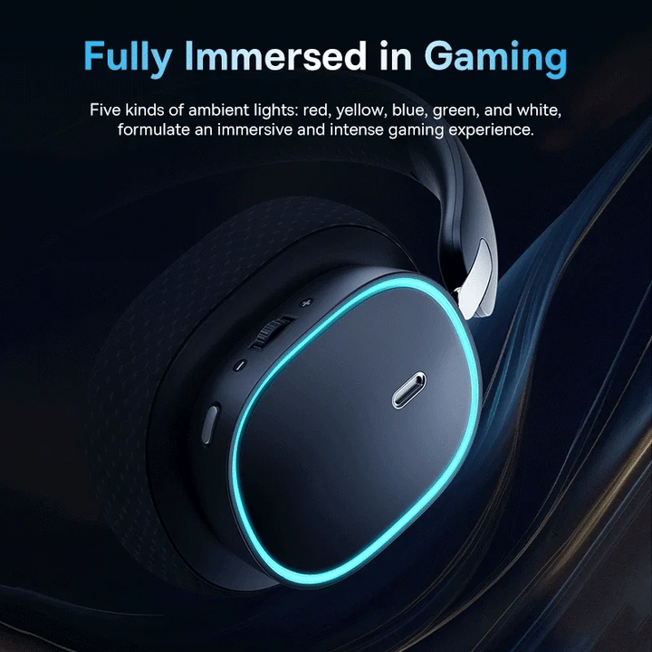 Headphones with microphone Wireless RGB gaming - BASEUS GH02