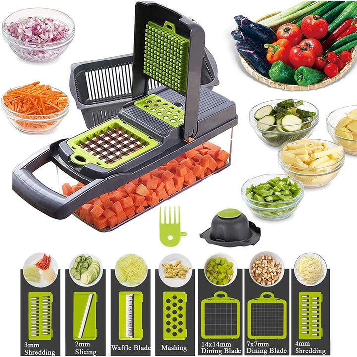 Multifunctional Vegetable Chopper 16-in-1