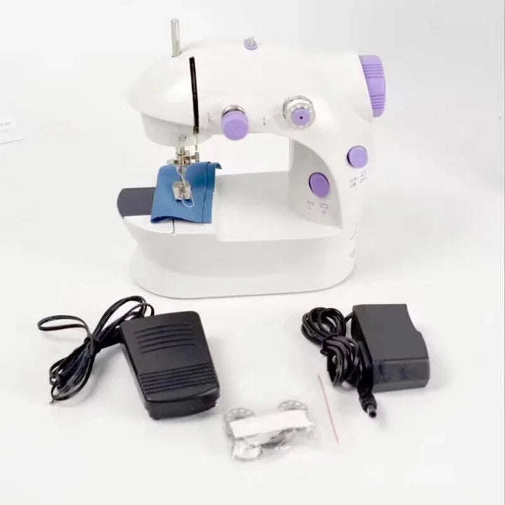Compact Sewing Machine 202 – With Built-In Light, Cutter & Foot Pedal